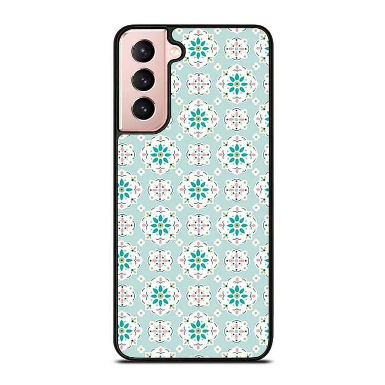 RILEY BLAKE BLUE PATTERN Samsung Galaxy Case Cover