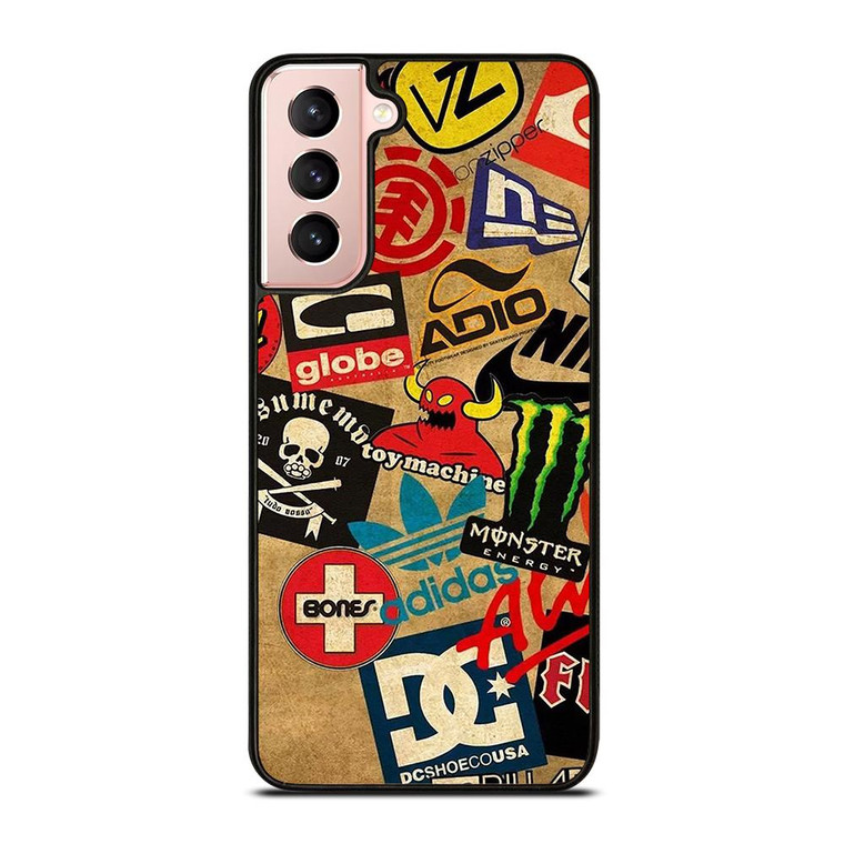 TOY MACHINE SKATEBOARD COLLAGE Samsung Galaxy Case Cover