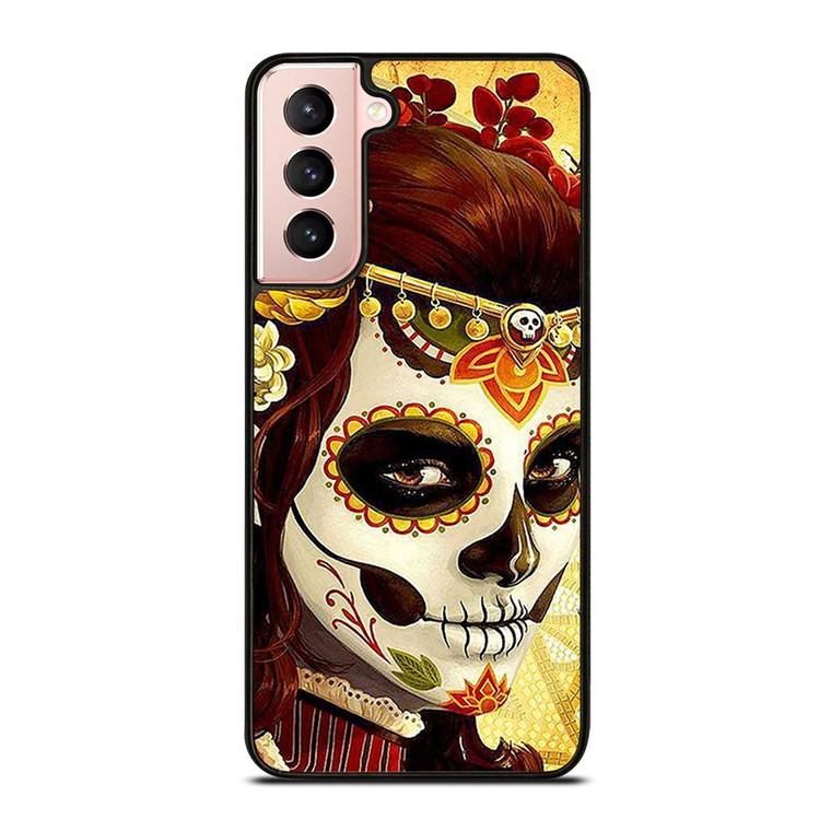 DAY OF THE DEAD ART 1 Samsung Galaxy Case Cover