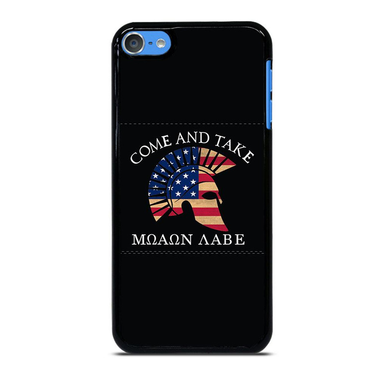 MOLON LABE AMERICAN FLAG HELMET iPod Touch Case Cover