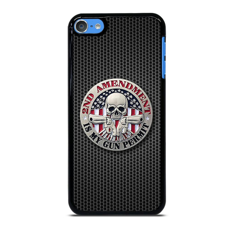 SECOND AMENDMENT AMERICAN GUN METAL LOGO iPod Touch Case Cover