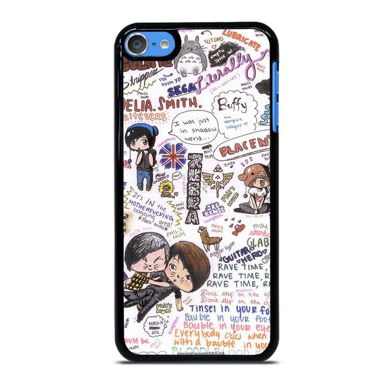 DAN AND PHIL QUOTES iPod Touch Case Cover