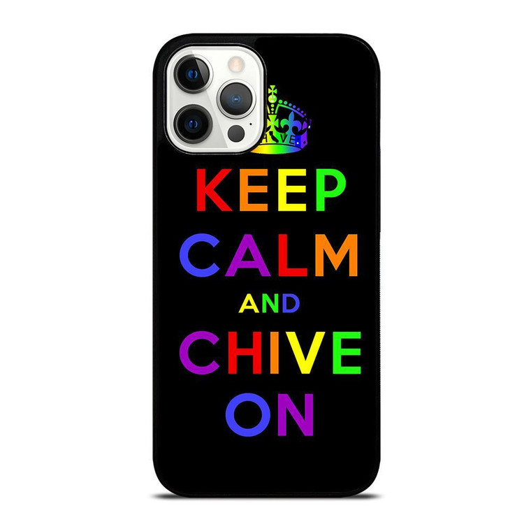 KEEP CALM AND CHIVE ON 1 iPhone Case Cover