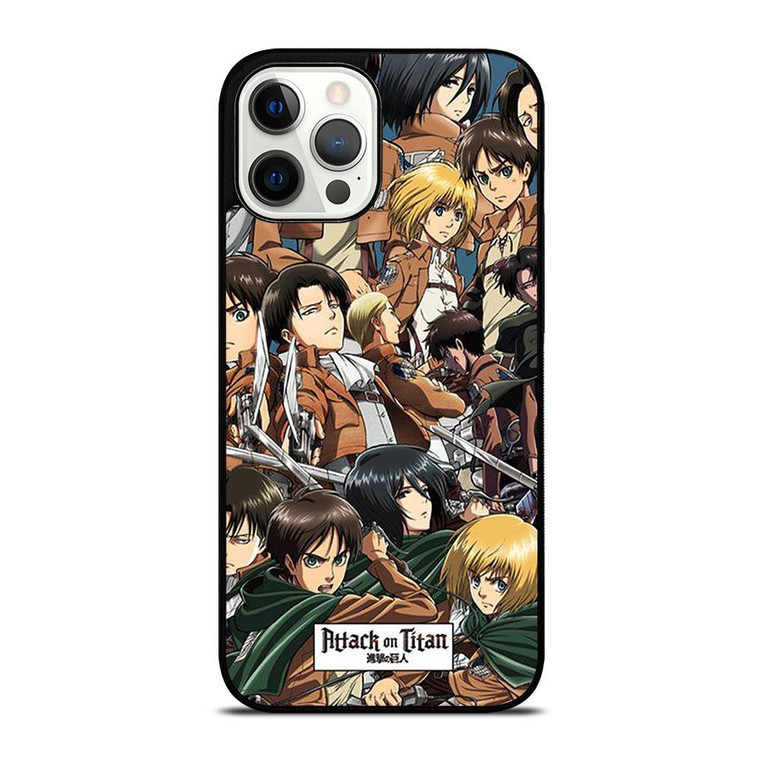 ATTACK ON TITAN ALL CHARACTER iPhone Case Cover