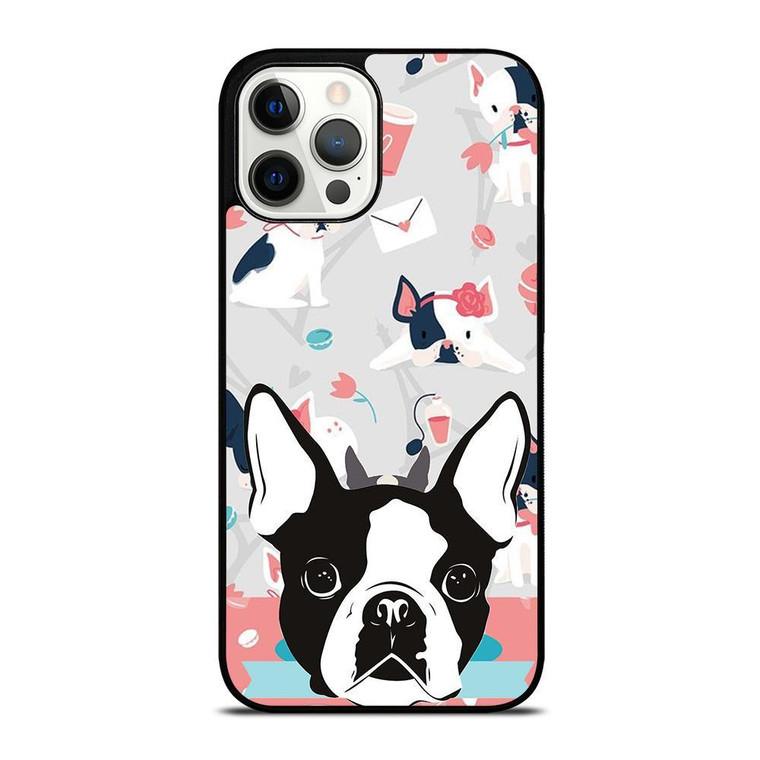 BOSTON TERRIER DOG 3 iPhone Case Cover
