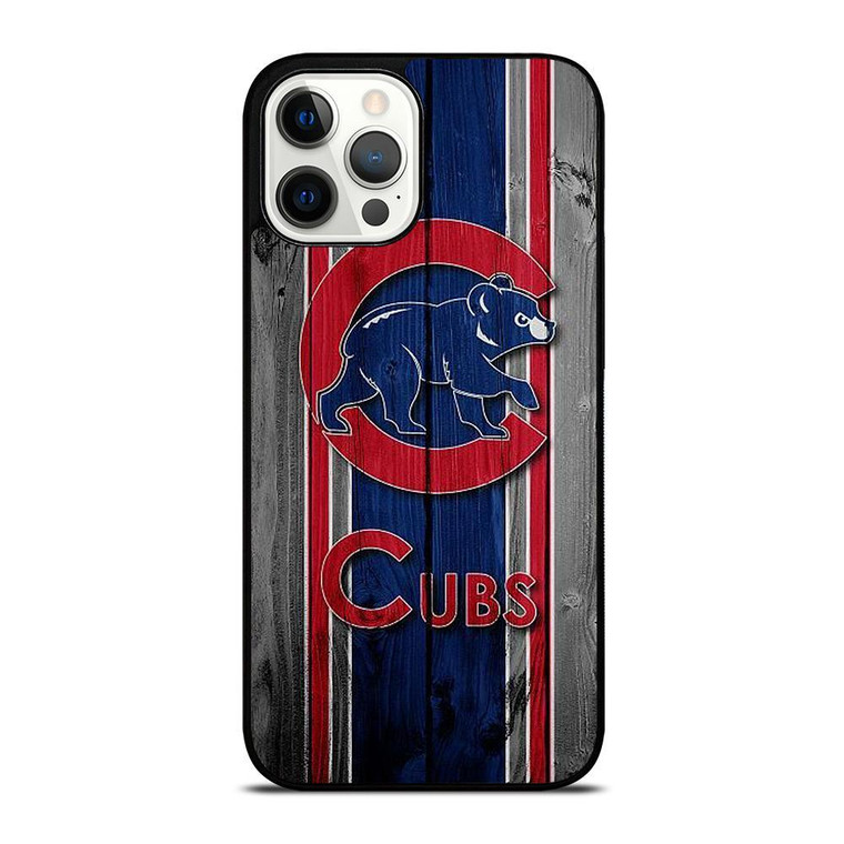 CHICAGO CUBS WOODEN LOGO iPhone Case Cover