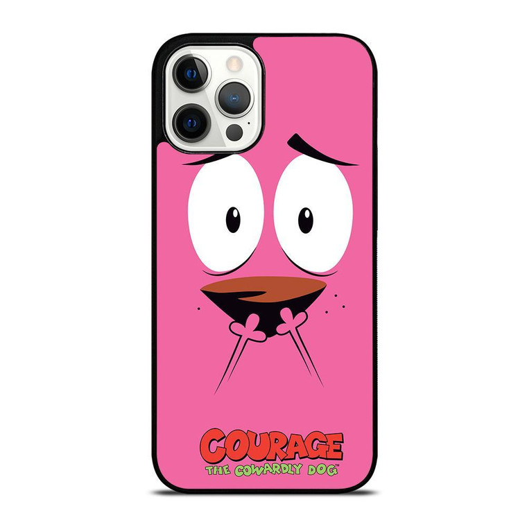 COURAGE THE COWARDLY DOG FACE iPhone Case Cover
