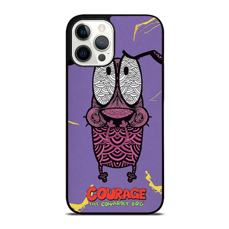 COURAGE THE COWARDLY DOG FEAR iPhone Case Cover