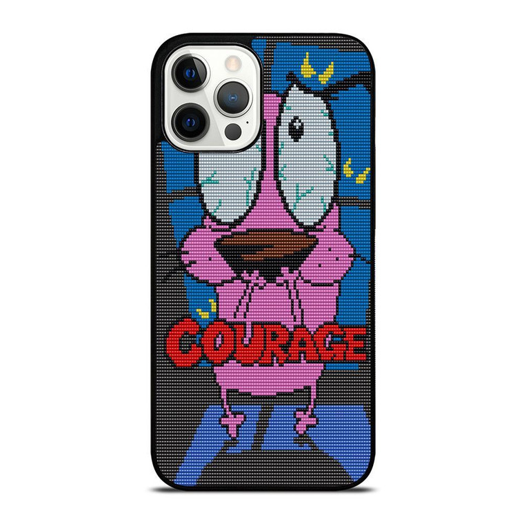 COURAGE THE COWARDLY DOG SCARED iPhone Case Cover