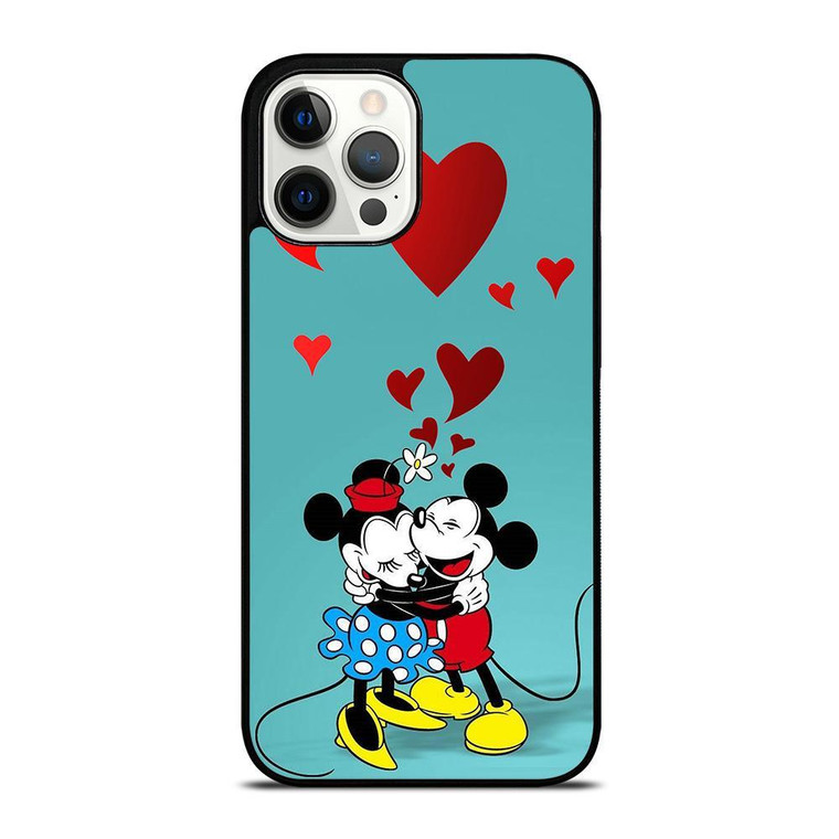 MICKEY AND MINNIE MOUSE HUG iPhone Case Cover