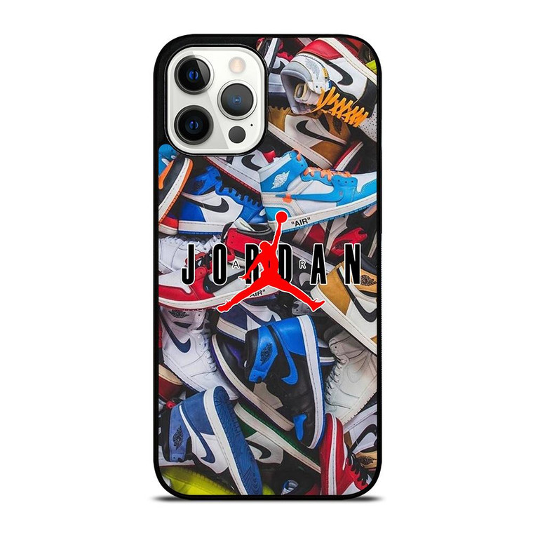 AIR JORDAN SHOES PATTERN LOGO iPhone Case Cover