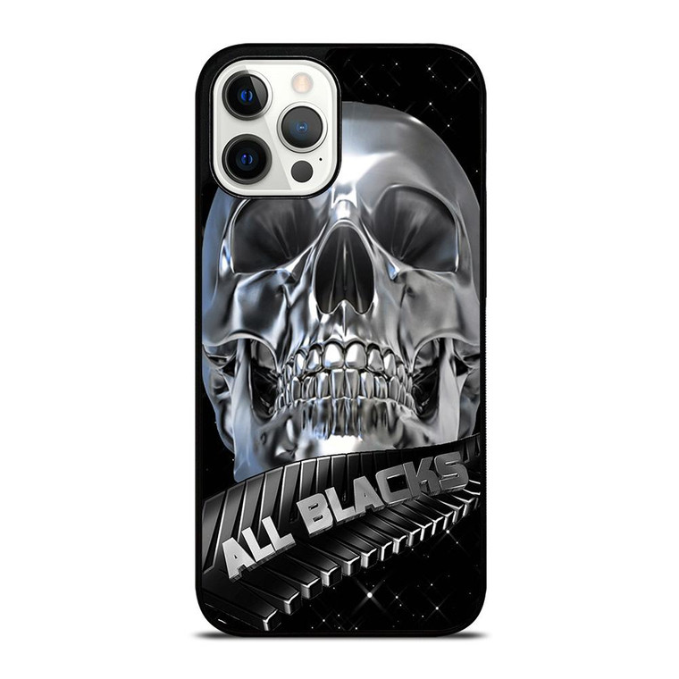 ALL BLACKS NEW ZEALAND RUGBY SKULL iPhone Case Cover