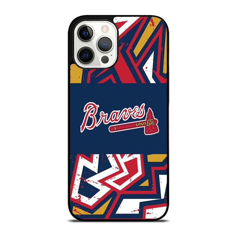 ATLANTA BRAVES ART LOGO 2 iPhone Case Cover