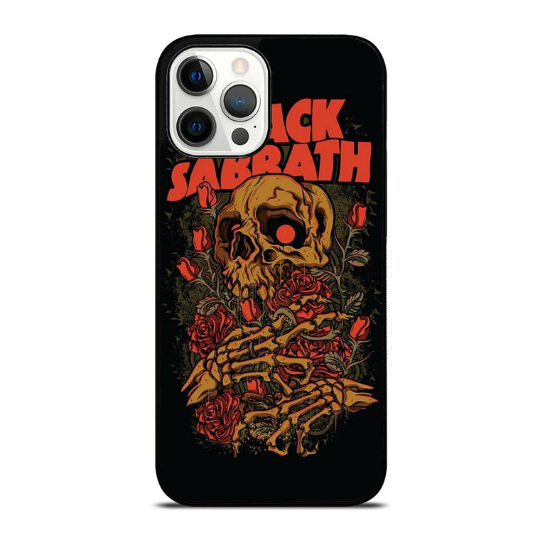 BLACK SABBATH SKULL ROSE LOGO iPhone Case Cover
