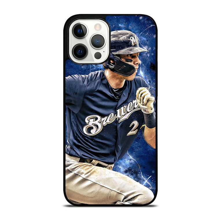 CHRISTIAN YELICH MILWAUKEE BREWERS FOOTBALL iPhone Case Cover