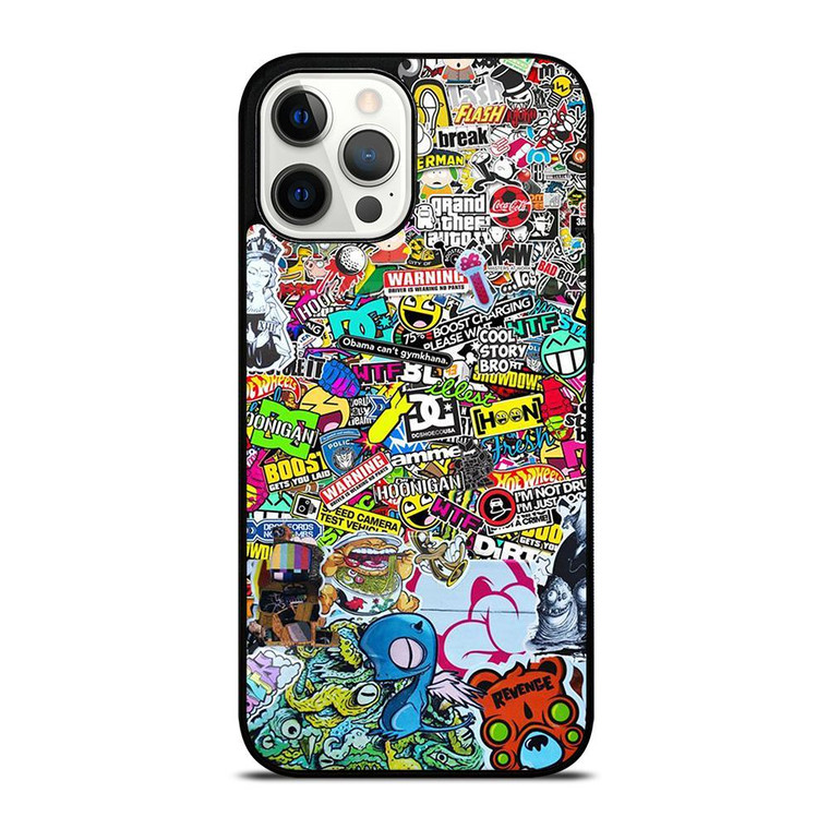 DC STICKER BOMB 2 iPhone Case Cover