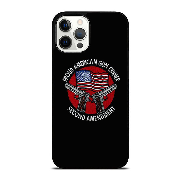 SECOND AMENDMENT AMERICAN GUN LOGO iPhone Case Cover