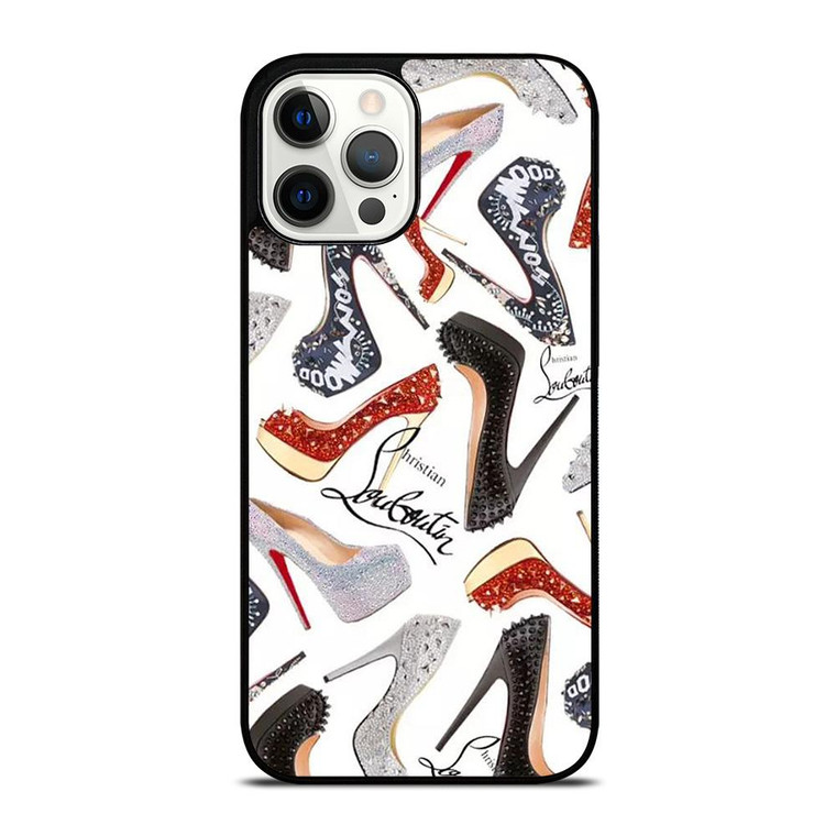 LOUBOUTIN LOGO PATTERN iPhone Case Cover