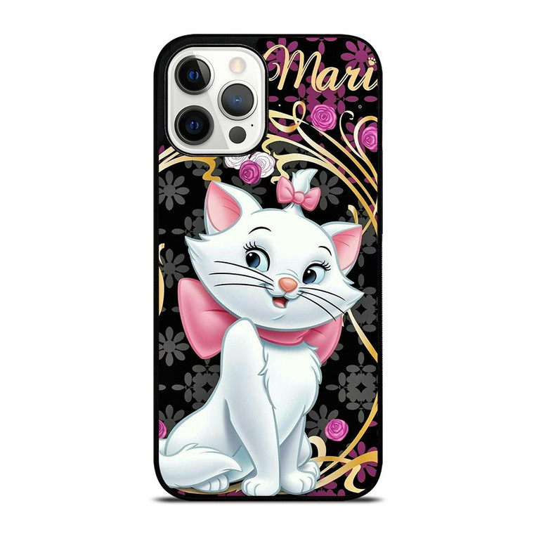 MARIE THE ARISTOCATS CAT FLORAL CARTOON iPhone Case Cover