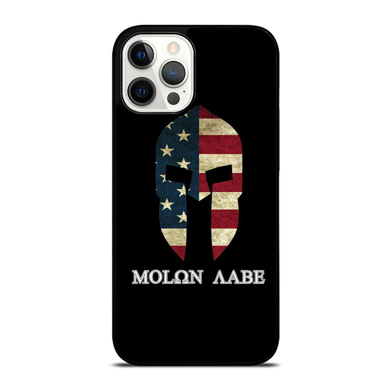 MOLON LABE AMERICAN FLAG BLACK iPhone Case Cover