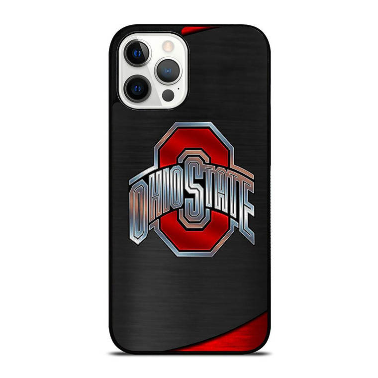 OHIO STATE BUCKEYES METAL LOGO iPhone Case Cover