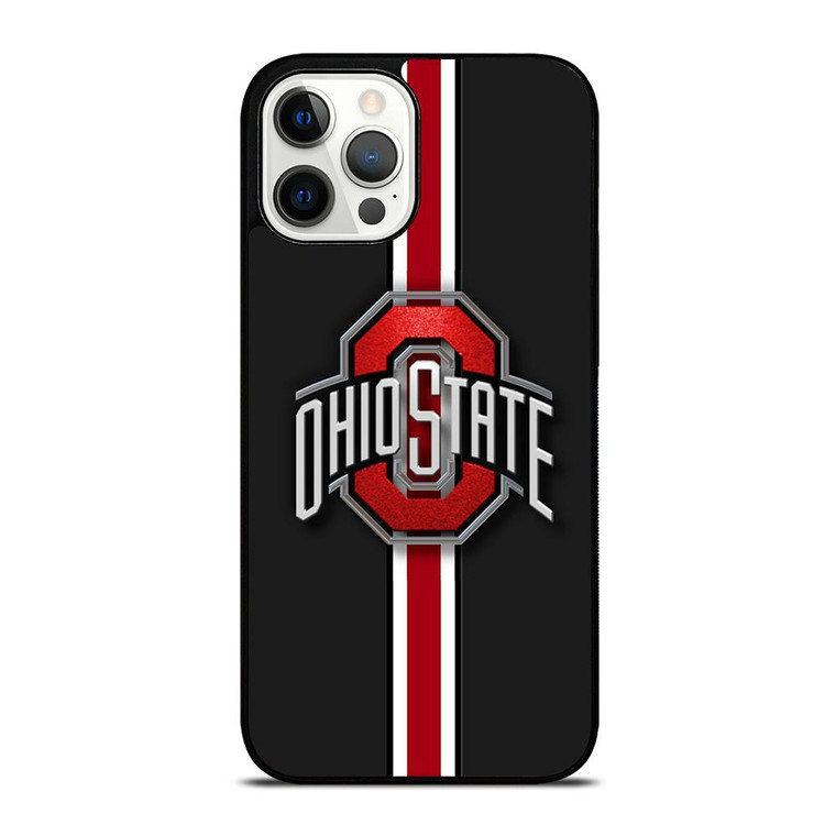 OHIO STATE BUCKEYES STRIPE LOGO iPhone Case Cover