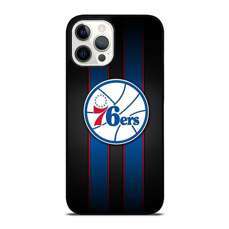 PHILADELPHIA 76ERS STRIPE LOGO iPhone Case Cover