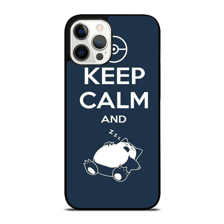 KEEP CALM SNORLAX iPhone Case Cover