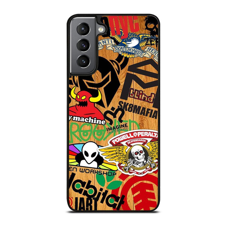 TOY MACHINE STICKER SKATEBOARD Samsung Galaxy Case Cover