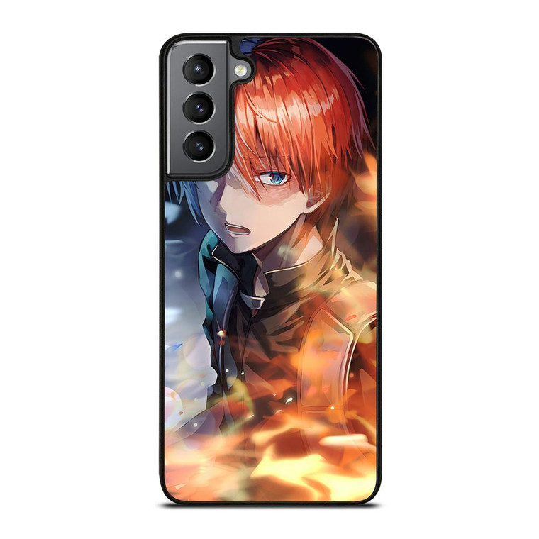 SHOTO TODOROKI FACE MY HERO ACADEMIA Samsung Galaxy Case Cover
