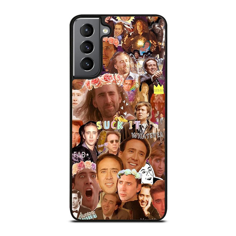 NICOLAS CAGE COLLAGE 2 Samsung Galaxy Case Cover