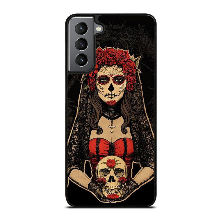 DAY OF THE DEAD ART Samsung Galaxy Case Cover