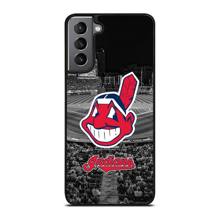 CLEVELAND INDIANS MLB ICON Samsung Galaxy Case Cover