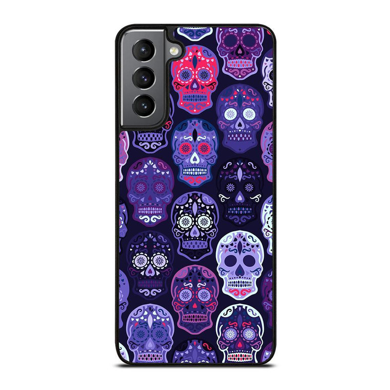 SUGAR SKULL PATTERN Samsung Galaxy Case Cover