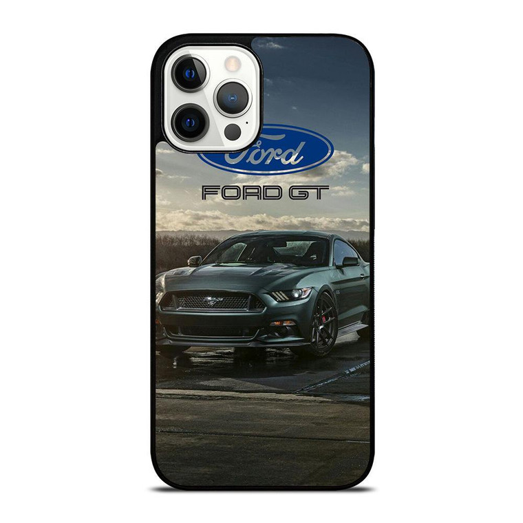 FORD MUSTANG GT BLACK CAR iPhone Case Cover