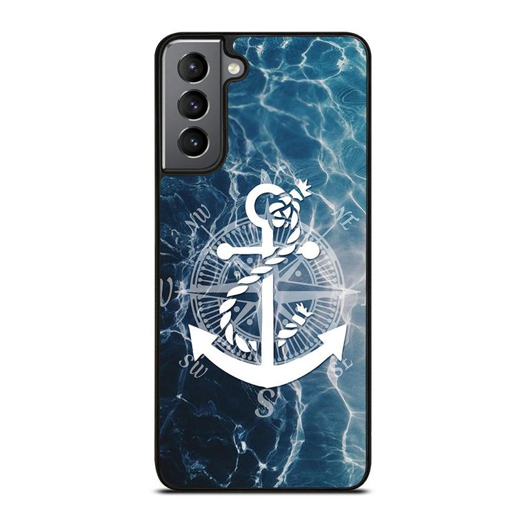 NAUTICAL ANCHOR LOGO Samsung Galaxy Case Cover
