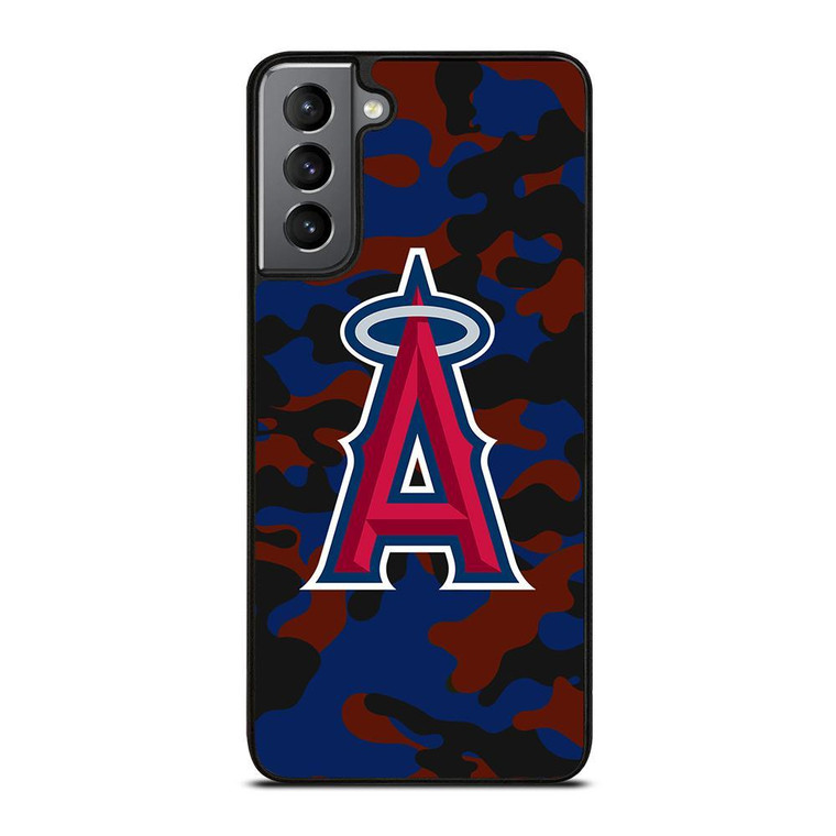 LOS ANGELES ANGELS CAMO LOGO Samsung Galaxy Case Cover