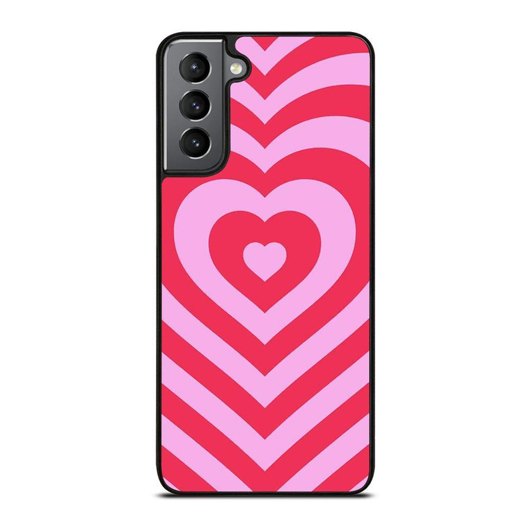 HEARTS PINK Samsung Galaxy Case Cover