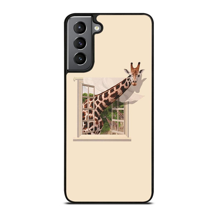 GIRAFFE WINDOW Samsung Galaxy Case Cover
