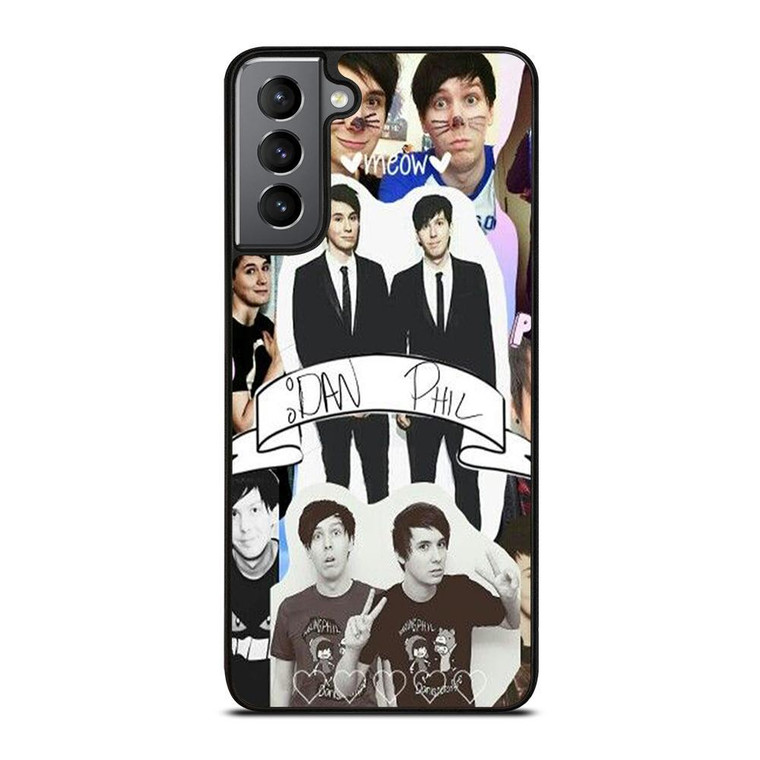 DAN AND PHIL COLLAGE Samsung Galaxy Case Cover