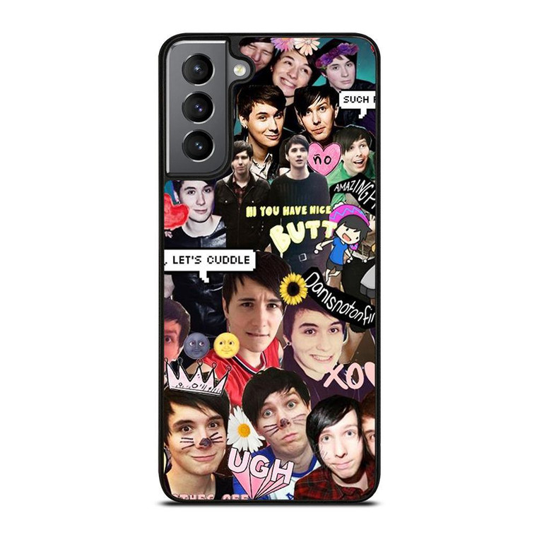 DAN AND PHIL COLLAGE 3 Samsung Galaxy Case Cover