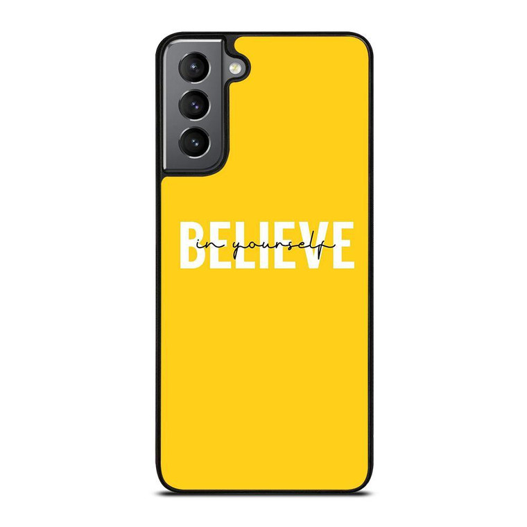 BELIEVE IN YOURSELF QUOTE Samsung Galaxy Case Cover