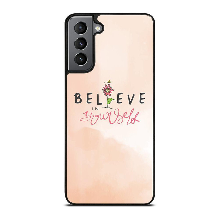 BELIEVE IN YOURSELF PINK Samsung Galaxy Case Cover