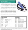 Woven Wrist Band, Blue, 4mm Machined Post Data Sheet