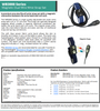 Magnetic Dual Conductor Fabric Wrist Band and Coil Cord Set | WB3000 Data Sheet