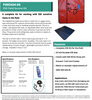 2'x2' Field Service Kit, Red, 2 Female 10mm Snaps; Wrist Band Set, Center Snap Ground Cord Data Sheet