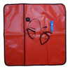 2'x2' Field Service Kit, Red, 2 Female 10mm Snaps; Wrist Band Set, Center Snap Ground Cord