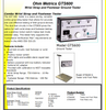 Wrist Strap/Foot Tester & Foot Plate, Stand - Free Standing Data Sheet