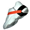Heel Grounder, 1.25" Cup, Stretch Velcro, 1 Meg, Orange