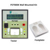 Digital Display ESD Tester & Foot Plate (No Stand), Wall Mounted